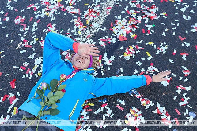 Бобруйчанки Татьяна Шабанова и Екатерина Корнеенко победили в забеге Beauty Run в Минске